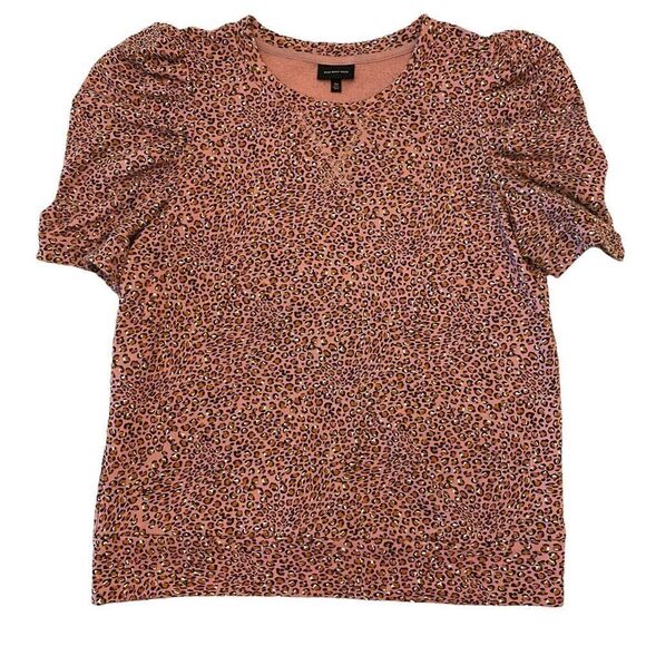Who‎ What Wear Pink Cheetah Print Top - Picture 7 of 10